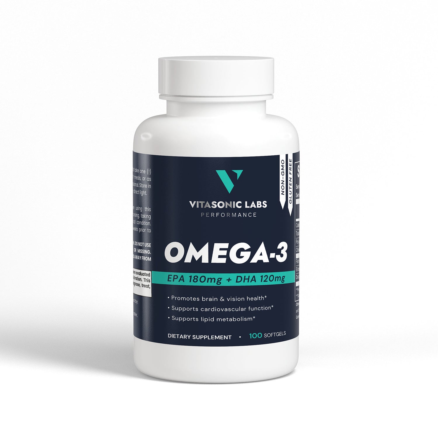 Vitasonic Labs Omega-3 EPA 180mg + DHA 120mg