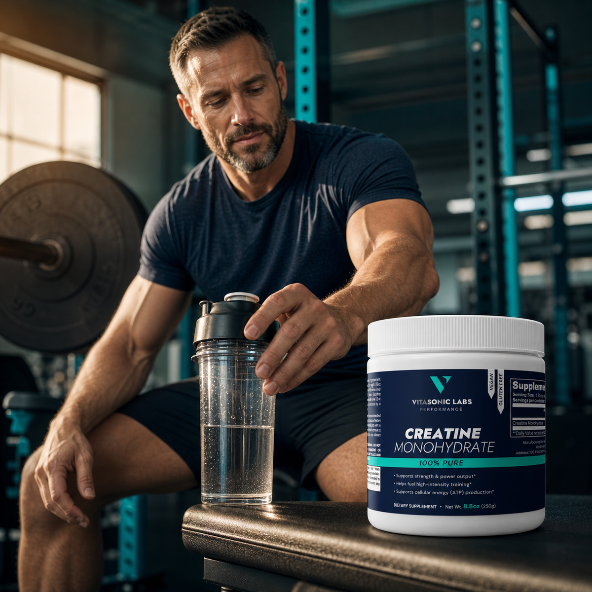 Vitasonic Labs Creatine Monohydrate for post-workout performance
