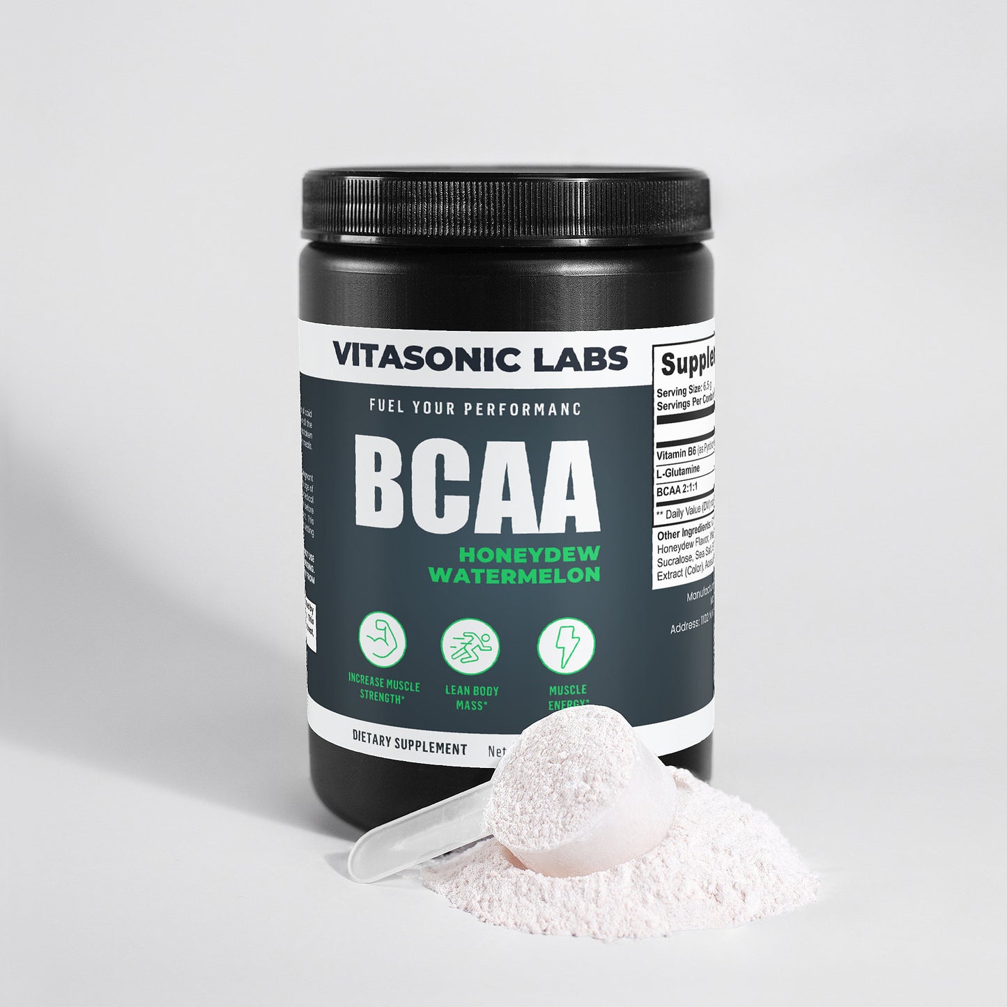 BCAA Post Workout Powder (Honeydew/Watermelon)