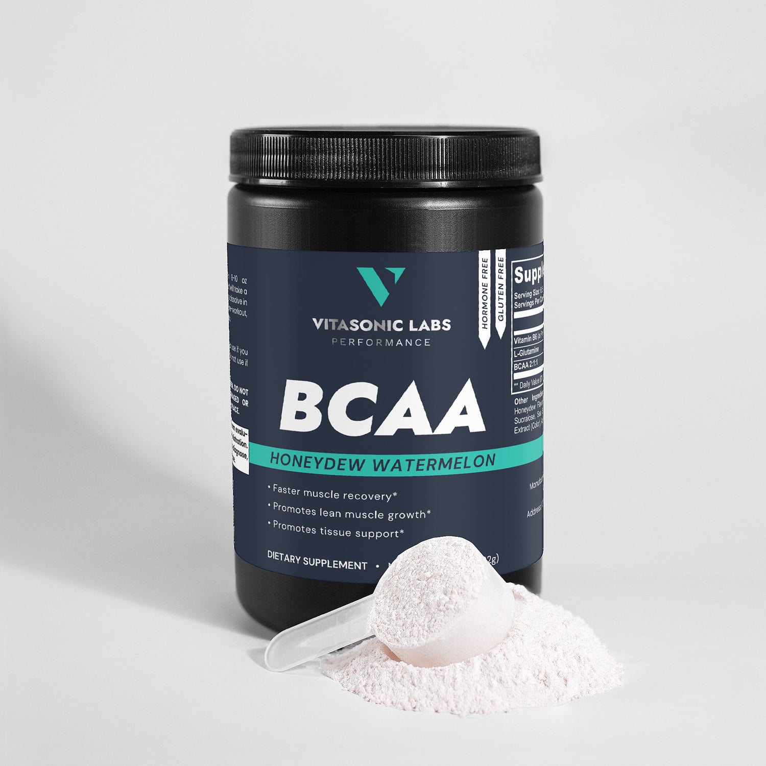 Vitasonic Labs BCAA Post Workout Powder Honeydew Watermelon