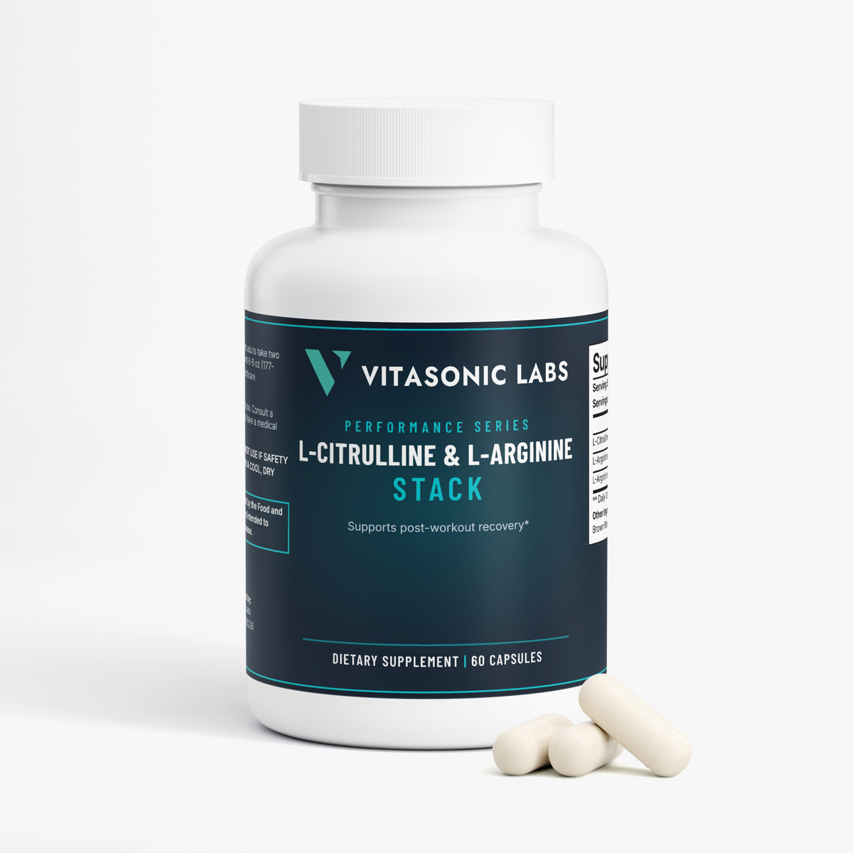 Vitasonic Labs L-Citrulline & L-Arginine Stack