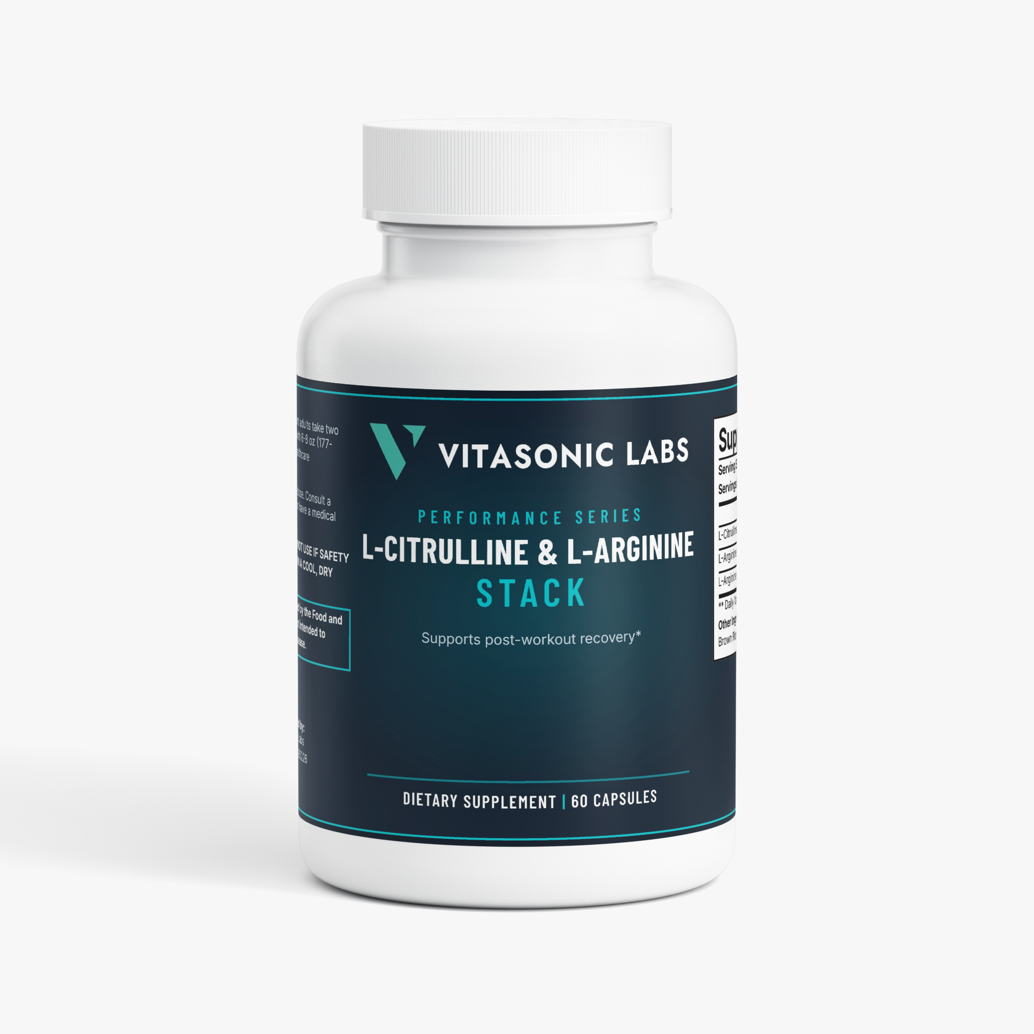 Vitasonic Labs L-Citrulline & L-Arginine Stack