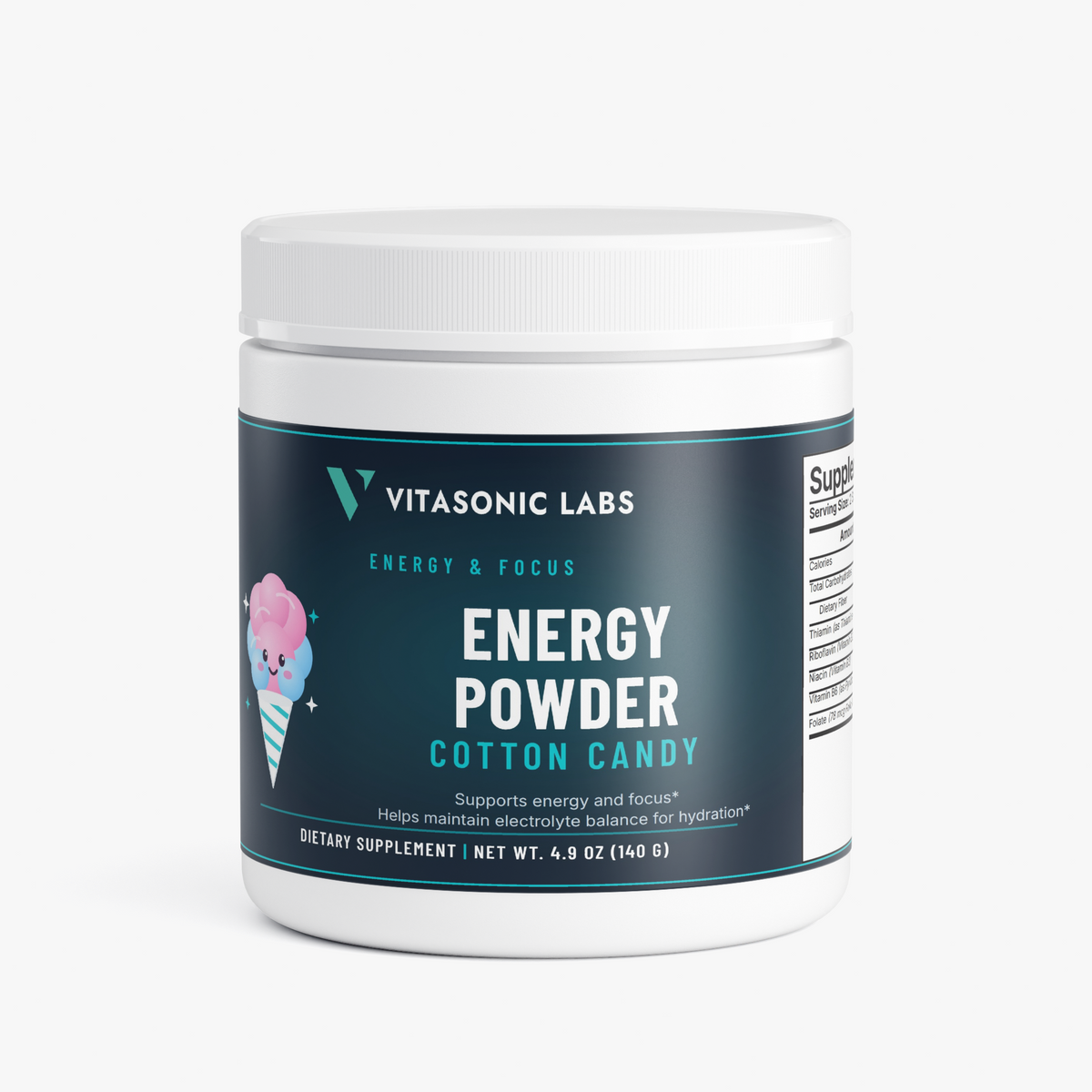 Vitasonic Labs Energy Powder (Cotton Candy)