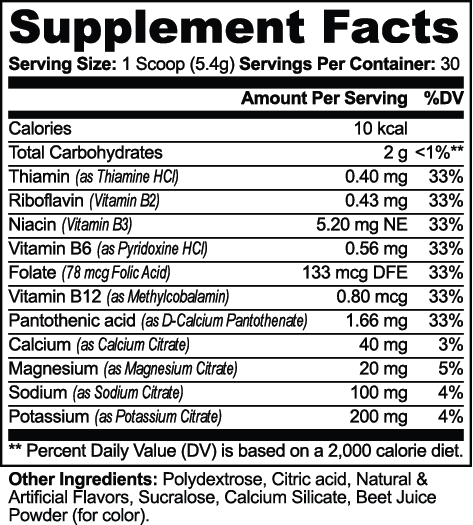 Vitasonic Labs Hydration Powder (Lychee)