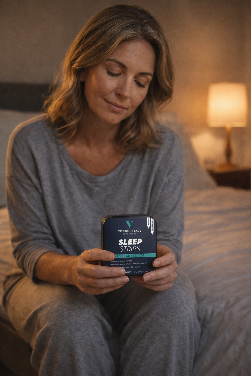 Vitasonic Labs Sleep Strips fast-dissolving sleep supplement