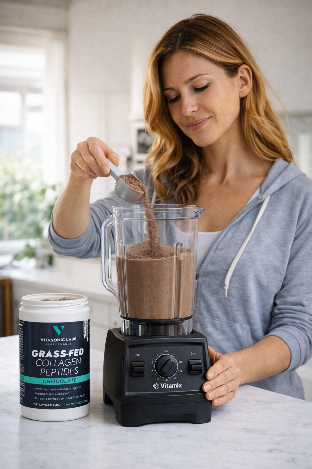 Vitasonic Labs Magnesium Glycinate supplement capsules