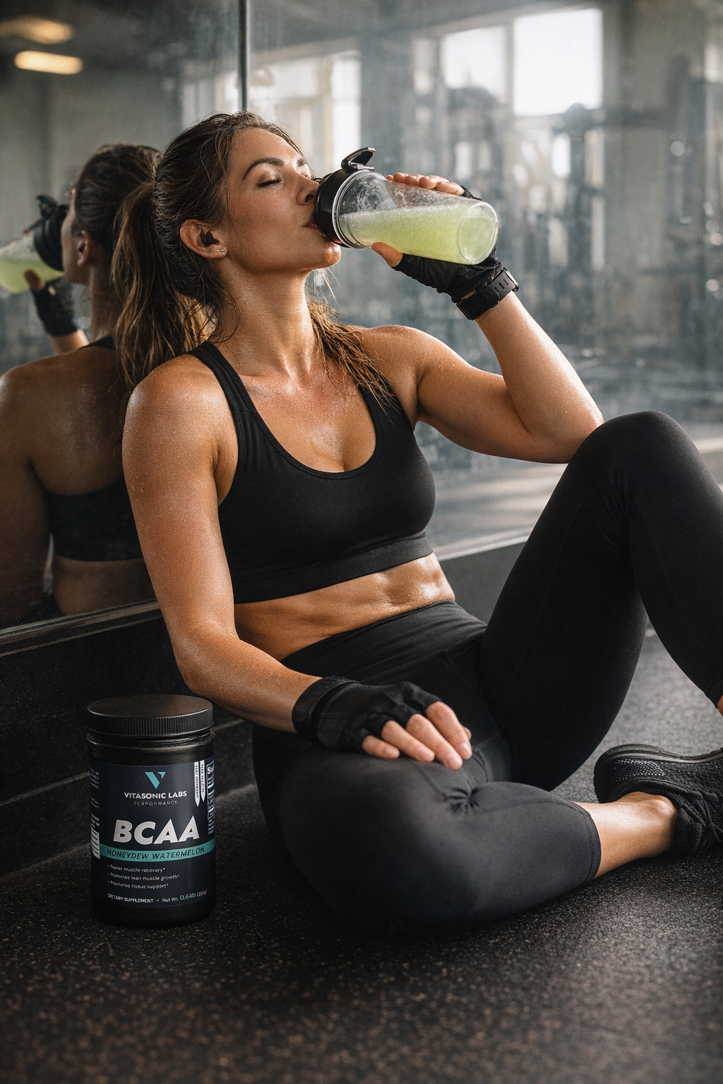 Vitasonic Labs BCAA Post Workout Powder Honeydew Watermelon