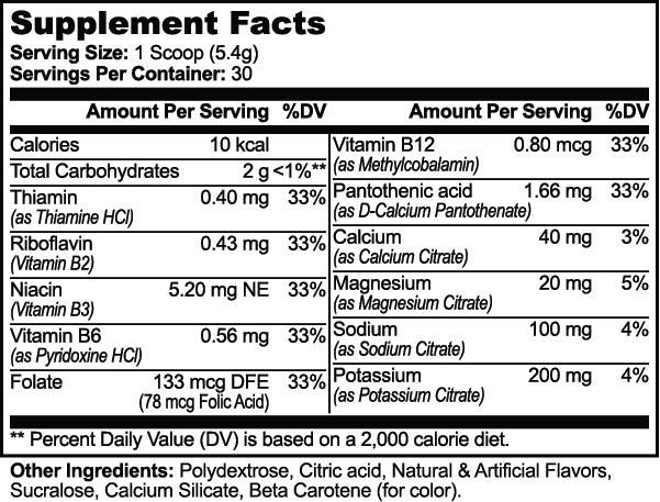 Vitasonic Labs Hydration Powder (Lemonade)