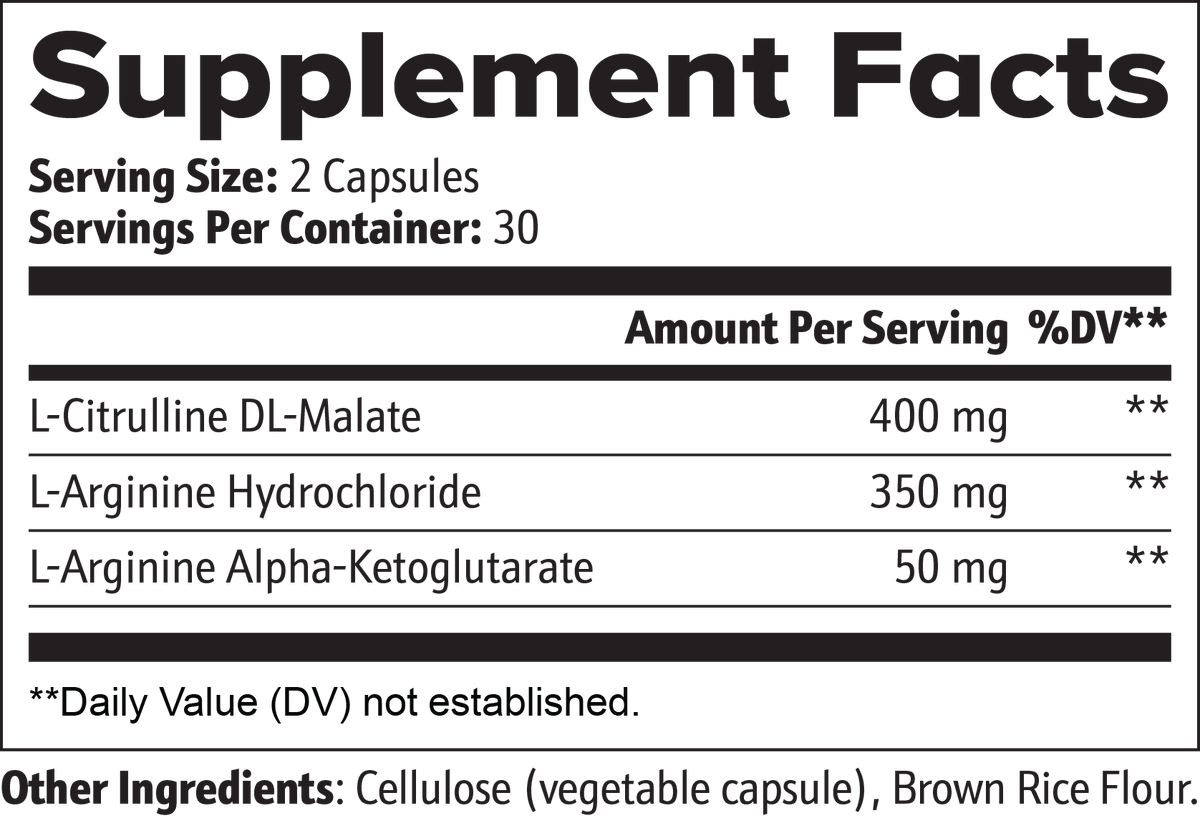 Vitasonic Labs L-Citrulline & L-Arginine Stack