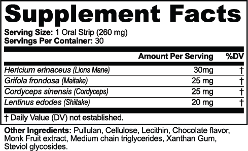 Vitasonic Labs Mushroom Focus Strips